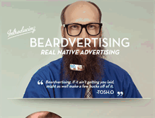 Tablet Screenshot of beardvertising.com